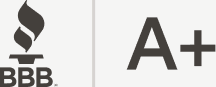 BBB Accredited Business, A+ rating