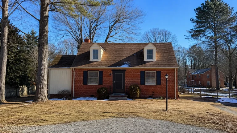 Brick house exterior