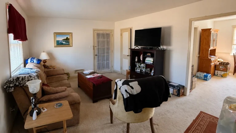 Living room before renovation