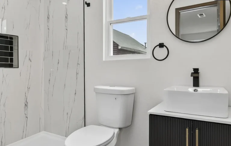 Renovated bathroom