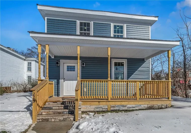 Renovated house exterior