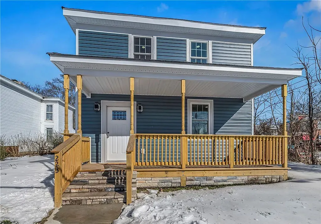 Renovated house exterior